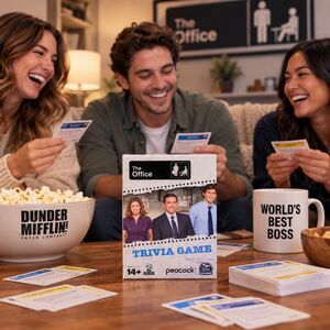 The Office Trivia Card Game Spin Master 53 Cards Sealed Travel Party Game